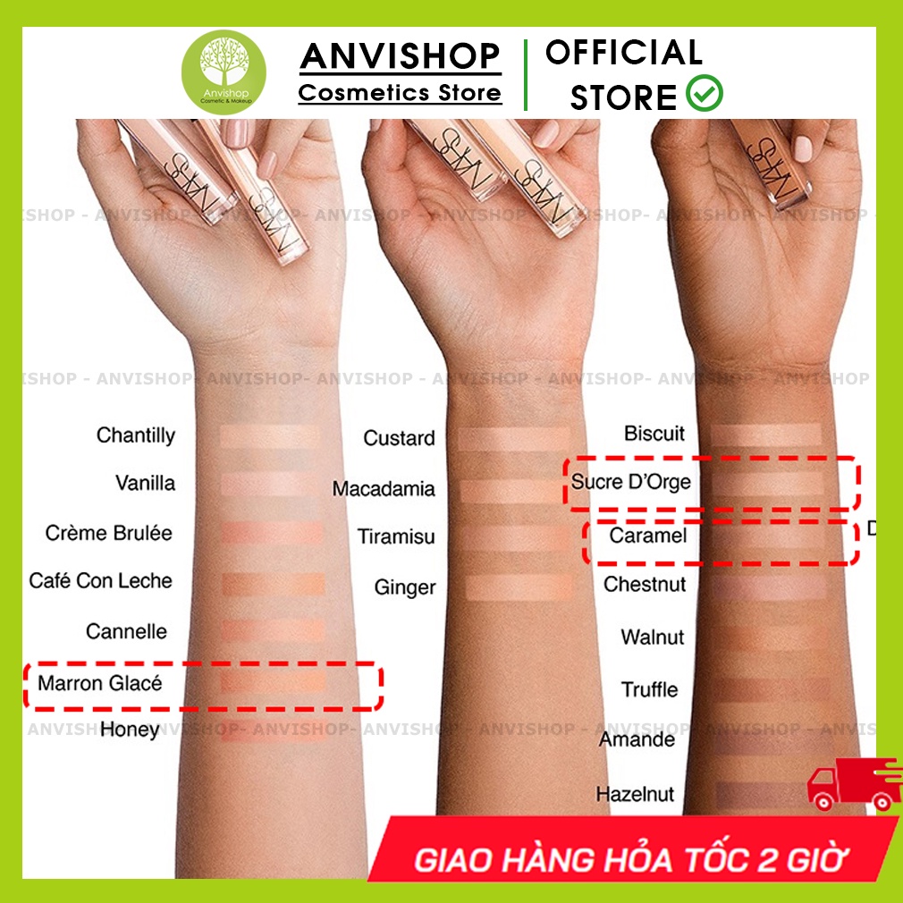 Kem Nền Nars Che Khuyết Điểm 6ml