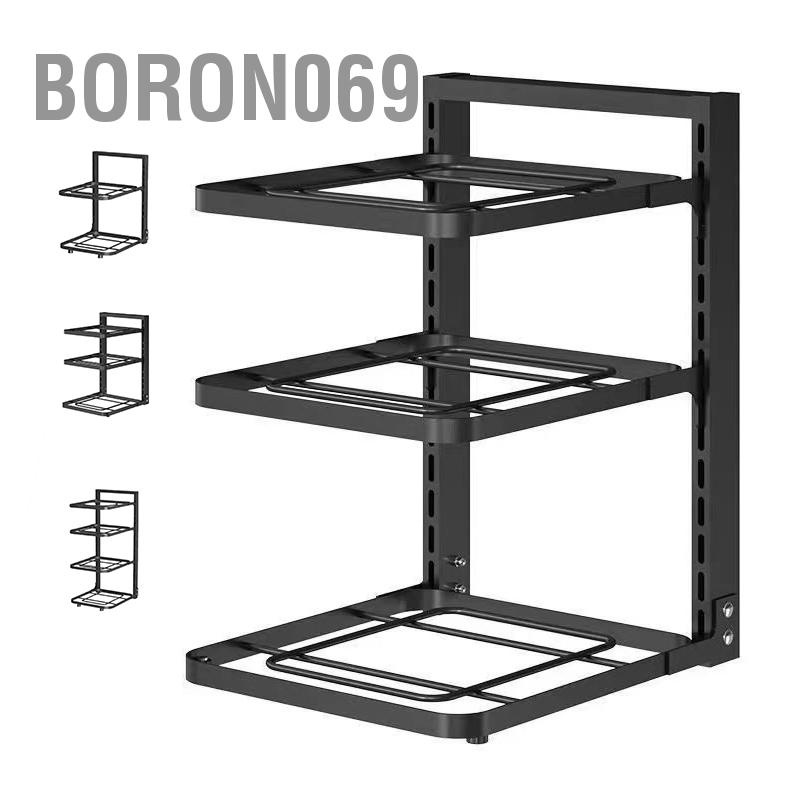 Kệ để xoong nồi nhiều tầng, kệ để đồ gầm bếp và tủ bếp tiện lợi  2-4 tầng Boron069