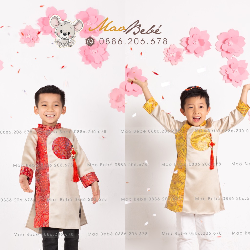 ÁO DÀI MỘC LONG BÉ TRAI