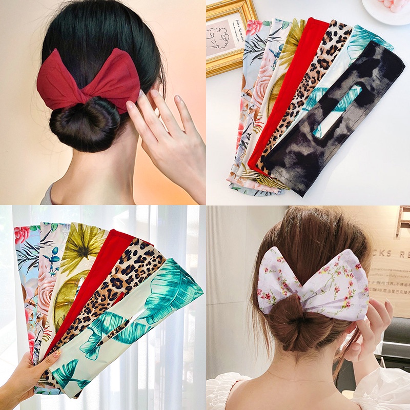 Kẹp Tóc Đính Nơ Và Quả Cầu Xinh Xắn Phong Cách Hàn Quốc Dành Cho Nữ