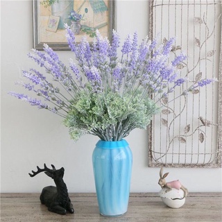 Cành hoa oải hương giả - cành lavender giả phủ phấn hàng cao cấp loại 1