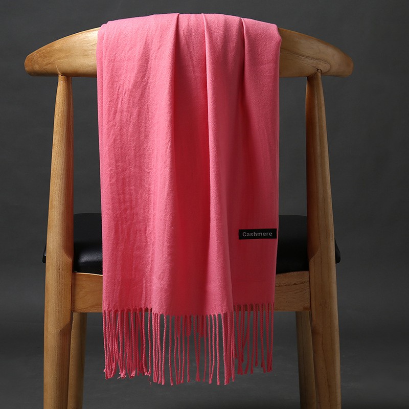 Khăn cashmere len lụa nhiều màu cho nữ hàng Quảng Châu chất lượng cao