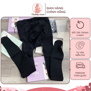 Quần tất bầu lót lông lót nỉ cao cấp, quần tất giữ nhiệt mùa đông cho bà bầu - CHUBBY MOM