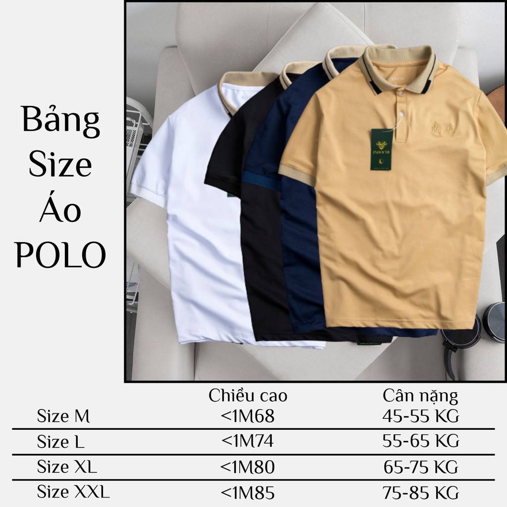 Áo Polo Nam, Áo polo Sừng Hươu Cao Cấp Trẻ Trung vải Cotton da cá sấu thoáng khí thoải mái từ 1994-Shop