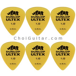 USA Dunlop 6 ULTEX Standard 1.00mm - Phím, pick, móng gảy đàn Guitar (móng gảy)