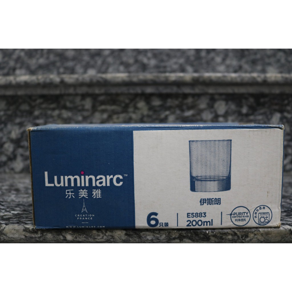 Bộ 6 cốc thuỷ tinh cao cấp Luminarc