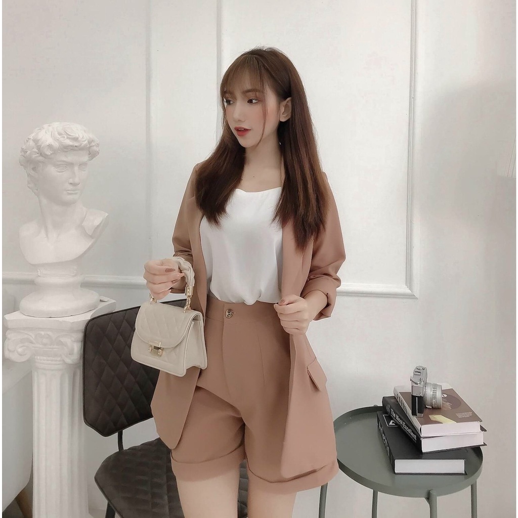 Set vest đùi cực sang hai màu trắng, đen MAXQ090520 mới nè | BigBuy360 - bigbuy360.vn