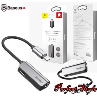 Bộ chuyển cổng Lightning sang Audio 3.5mm + Lightning tích hợp Baseus L32 cho iPhone 7/ 8/ iPhone X