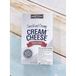 Phô mai kem creamcheese Heriagte 227g ⚡ GIÁ SỐC ⚡ kem phô mai dùng để ăn trực tiếp hoặc làm bánh nấu ăn