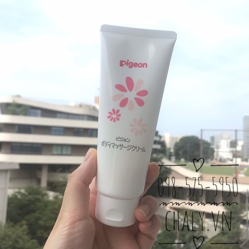 Kem chống rạn da cho bà bầu Pigeon Body Massage Cream Nhật