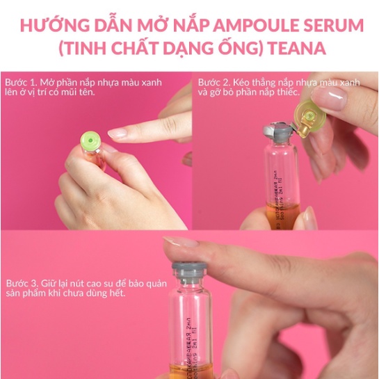 Serum Teana Super Peptides ASAP Skin Tone Correction dưỡng trắng da, mờ thâm nám 10ml/20ml