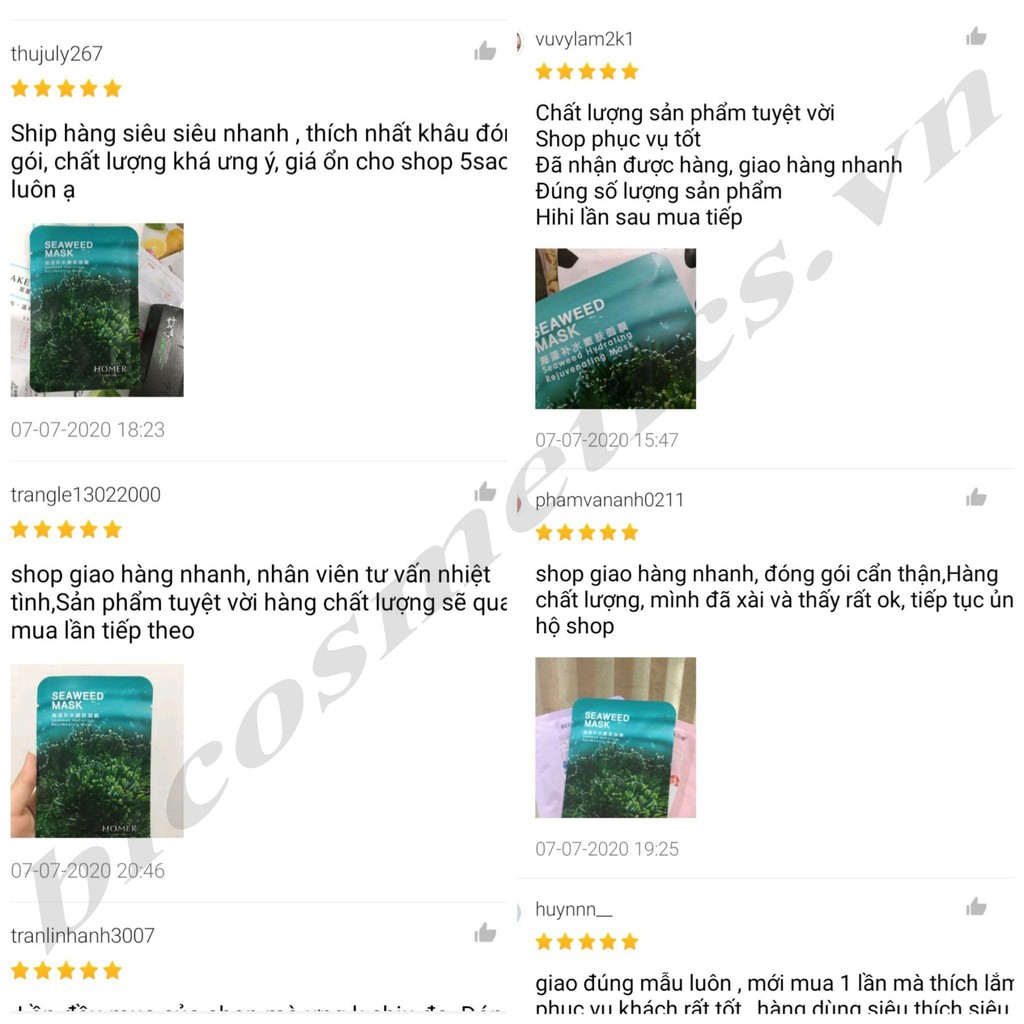 Mặt Nạ Tảo Biển ⛔️ {FREESHIP} ⛔️ Mặt Nạ Tảo Biển Seaweed Mask Chính Hãng Bisutang [Mat Na] | BigBuy360 - bigbuy360.vn