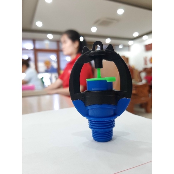 Béc tưới tròn có bù áp, lưu lượng 72-170L/h - Đuôi ren ngoài 17/21
