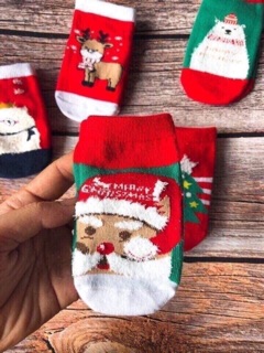 Tất noel cho bé từ 2-3 tuổi( lố 12 đôi)