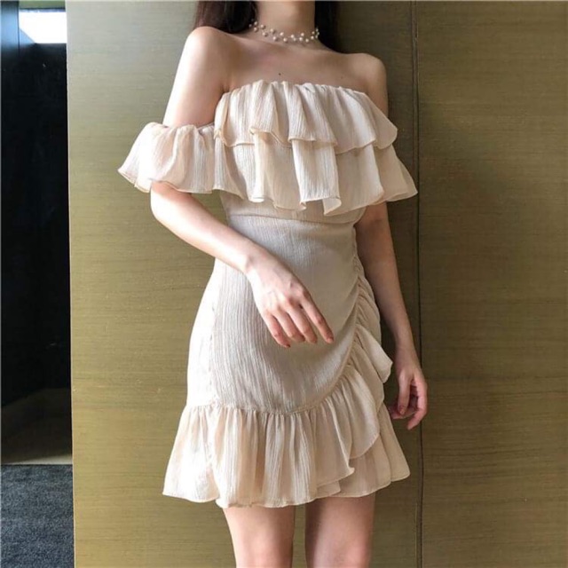 Váy bèo trễ vai