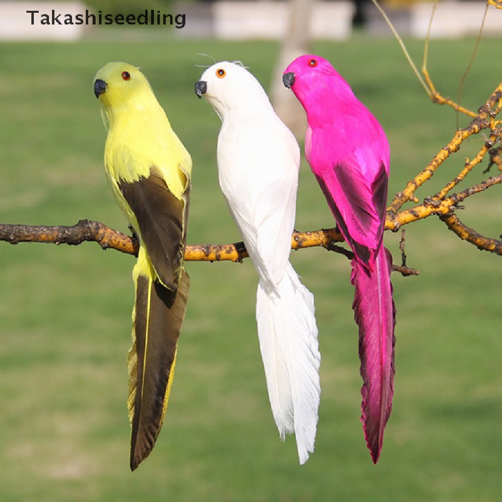 Chú Vẹt Nhân Tạo Dễ Thương 20cm Trang Trí Nhà Cửa / Sân Vườn