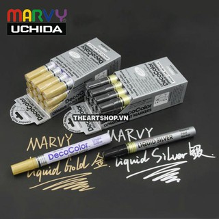 (HỎA TỐC) Bút sơn MARVY DecoColor - vẽ được trên tất các vật liệu THEARTSHOP