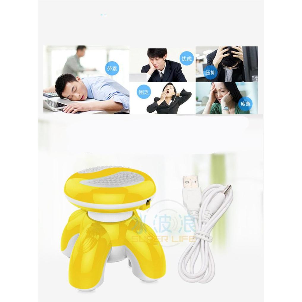 Máy Massage Mini Cầm Tay 3 Đầu