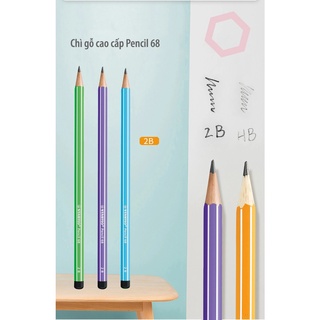 Bút chì gỗ STABILO pencil 68 2B (PC68-2B)