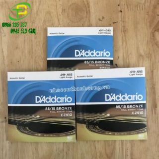 Mua Dây đàn guitar Acoustic D’Addario EZ910 dây đàn ez910 dây đàn daddario ez910