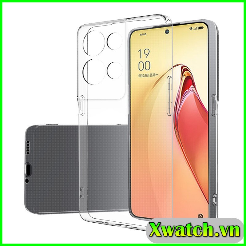 Ốp lưng silicon dẻo cho Oppo Reno 7 7z Reno 8 Reno 8 pro trong suốt