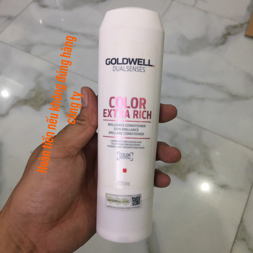 🇩🇪Goldwell🇩🇪 Dầu xả Siêu dưỡng màu GOLDWELL COLOR EXTRA RICH Conditioner 1000ml