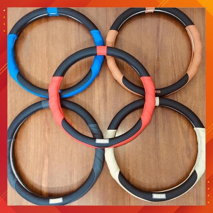 Bọc Vô Lăng SPARCO Cao Cấp Tay Nắm Tròn Chắc Tay Phong Cách Thời Trang, Lịch Lãm - SIZE 38