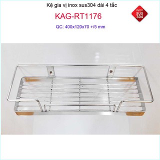 KỆ PHÒNG TẮM INOX KAG-RT1176