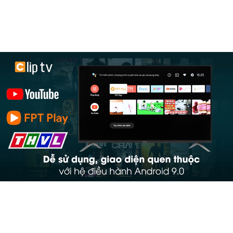 Android Tivi Vsmart 4K 43 inch 43KD6600 | Bảo hành Chính Hãng 24 tháng