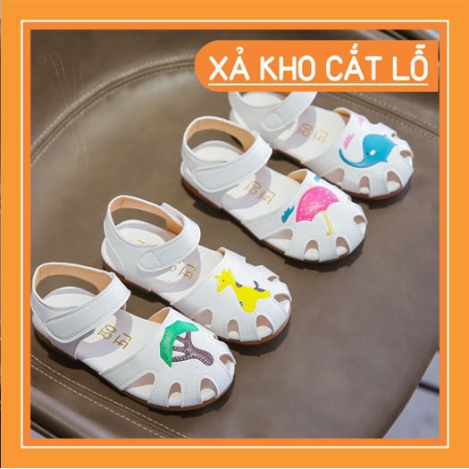 [FREE SHIP] SANDAL/DÉP QUAI HẬU BÉ GÁI HỖ TRỢ ĐỔI SIZE