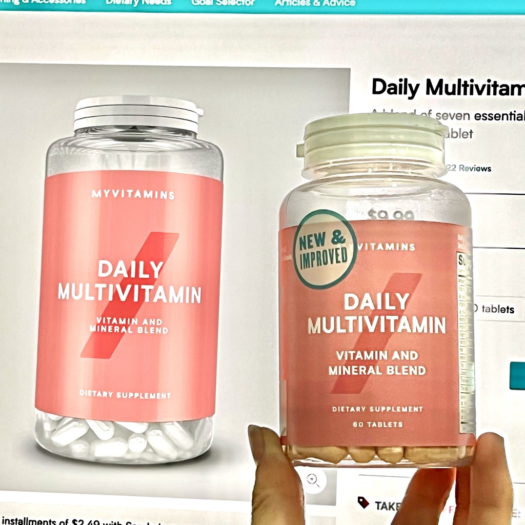 Viên Vitamin và Khoáng Chất Tổng Hợp Myvitamins Daily Multivitamin 60 Viên