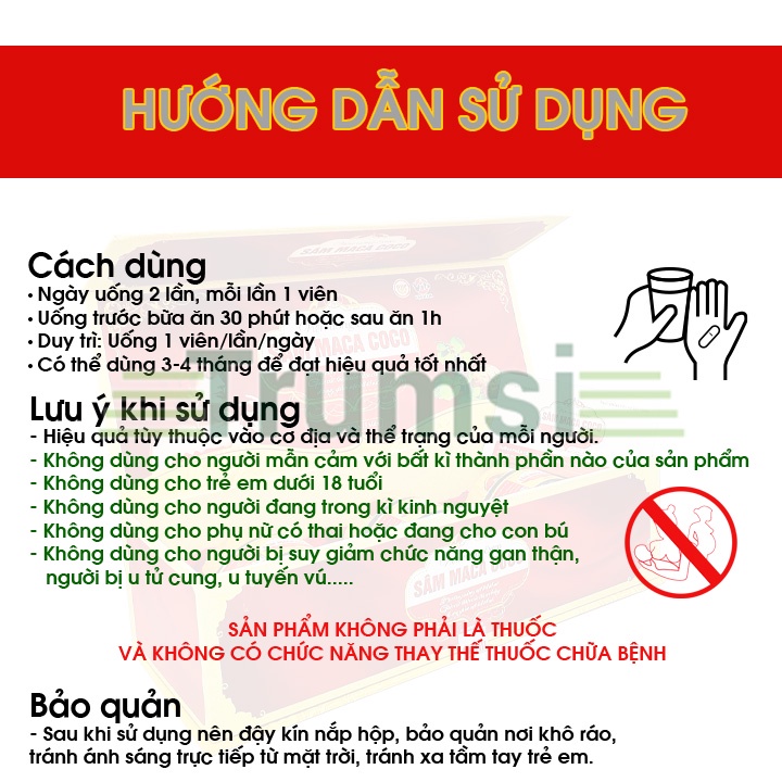 Viên Uống Trắng Da Giảm Nám chống bốc hỏa giảm khô hạn Tăng Cường Nội Tiết Tố Nữ Estro Sâm Maca Coco Vạn Tam Chính Hãng