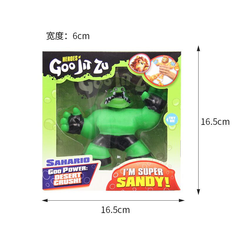 Đồ Chơi Nắn Bóp Đàn Hồi Giảm Stress Hình Goo Jit Zu Hero