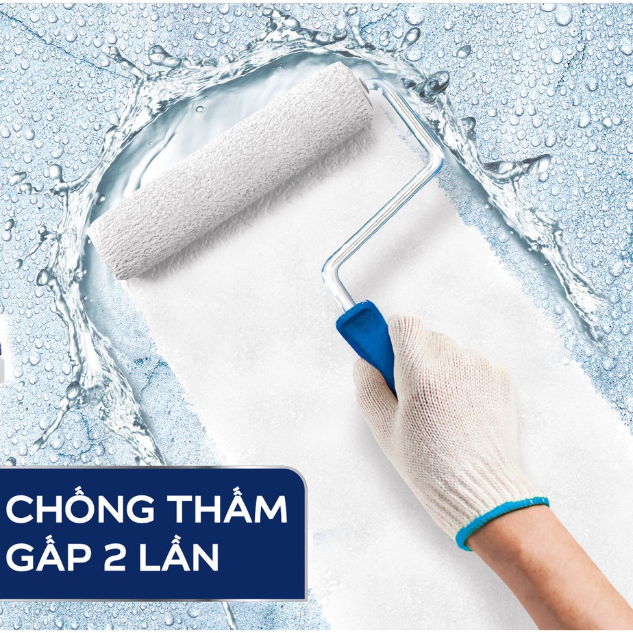 Sơn nước ngoài trời cao cấp nhiều màu trang trí nhà cửa, decor phòng ngủ thay giấy dán tường