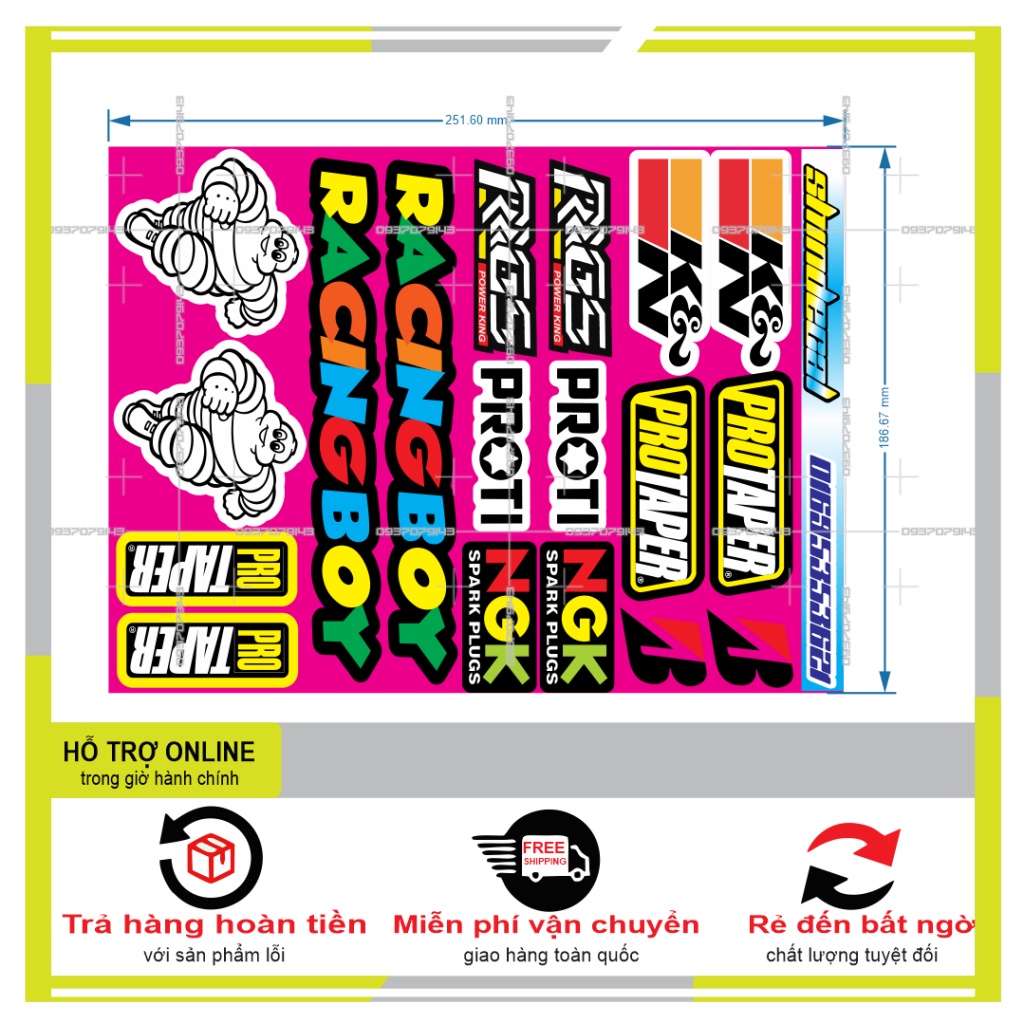 LOGO STICKER RACING BOY - SHINDECAL2