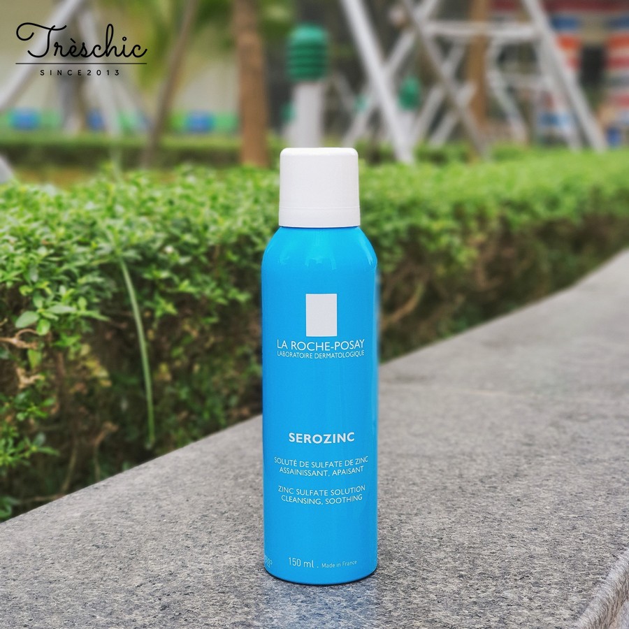 Xịt Khoáng Dành Cho Da Dầu Mụn La Roche Posay Serozinc Màu Xanh