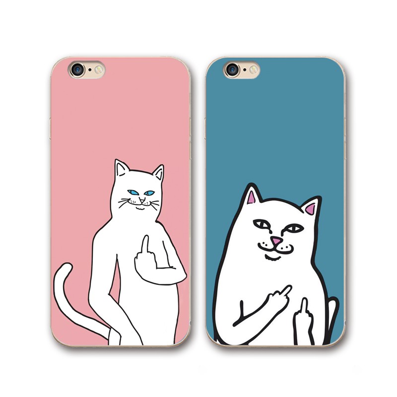 Ripndip Ốp Điện Thoại tpu Mềm Hình Mèo Cho iphone 13 14 pro max x 8 8plus 7 7plus 6 6s 6plus 5 5s se xr 12 mini 11 pro xs max