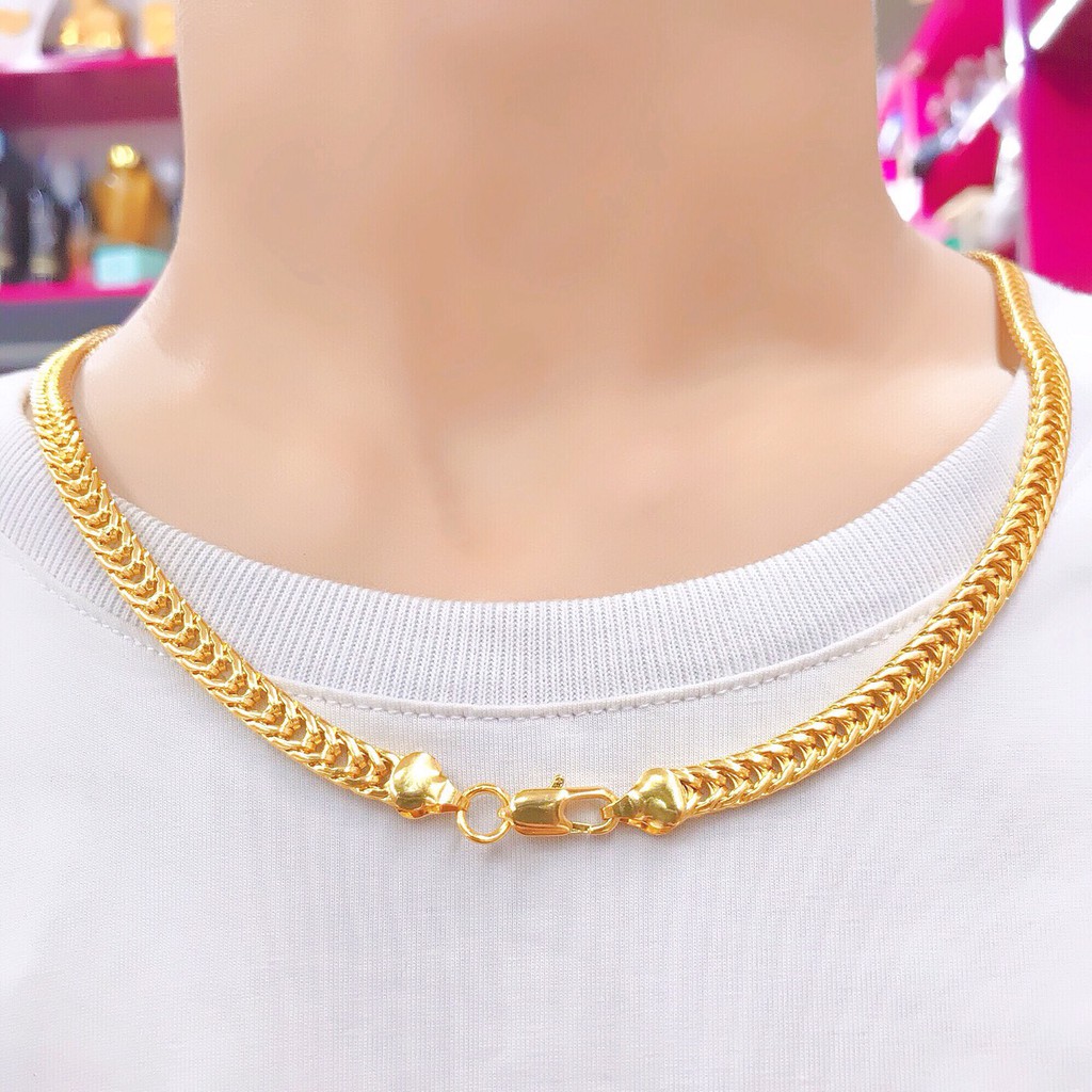 Dây chuyền nam kiểu lặc mạ 24k cao cấp