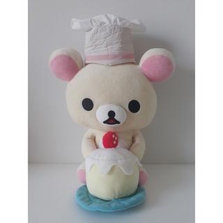 Gấu bông Korilakkuma đội nón đầu bếp