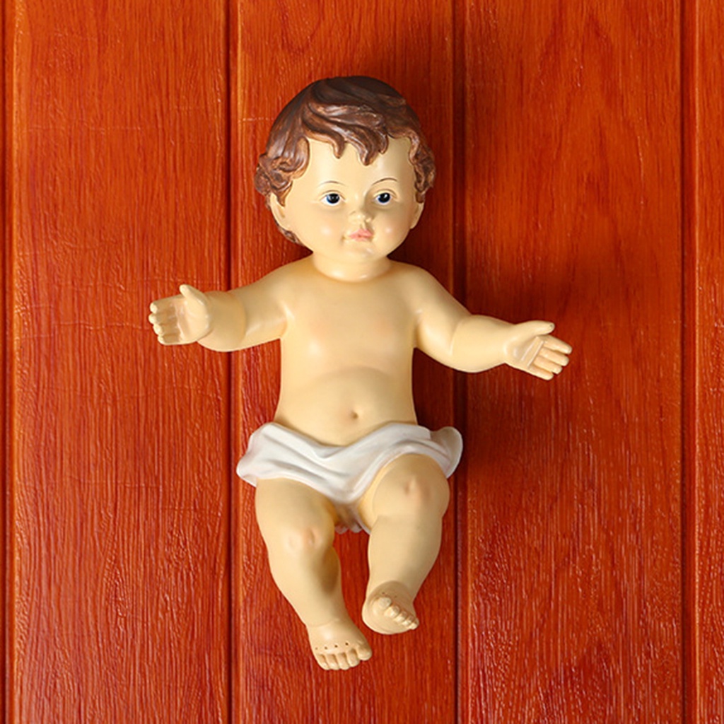 Tượng chúa jesus bằng nhựa resin dùng trang trí giáng sinh