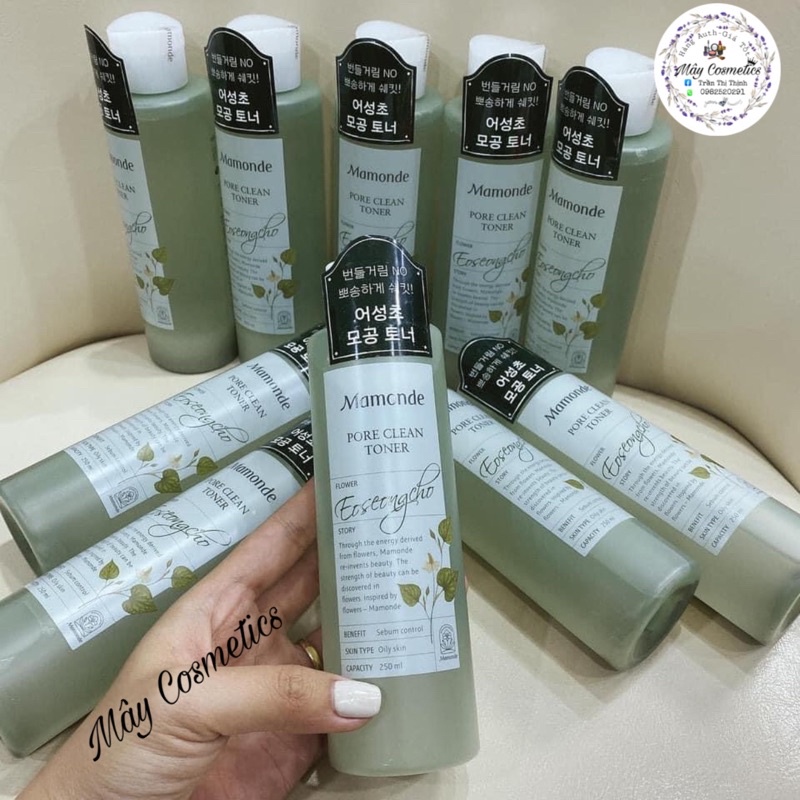 Nước hoa hồng mamonde diếp cá