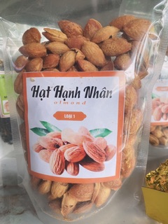 Hạt hạnh nhân rang bơ mỏng vỏ 500g