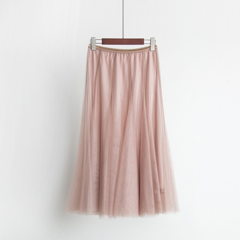 Chân váy voan dáng đuôi cá (ORDER) - Sẵn màu be | BigBuy360 - bigbuy360.vn