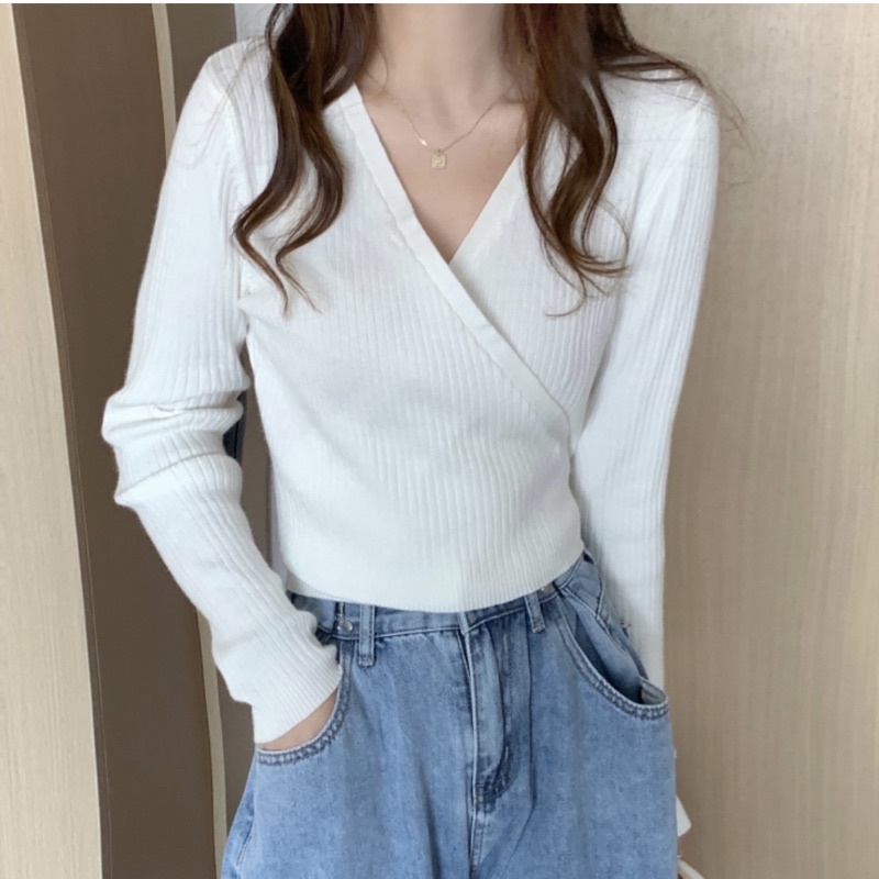 Áo len tăm buộc dây