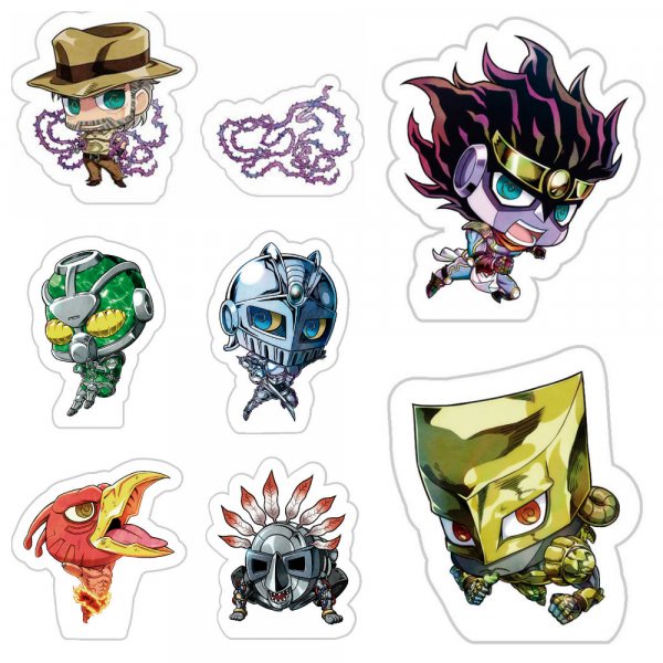 Mô hình trứng jojo capsule figure collection 04 và standee dòng standxstand 01