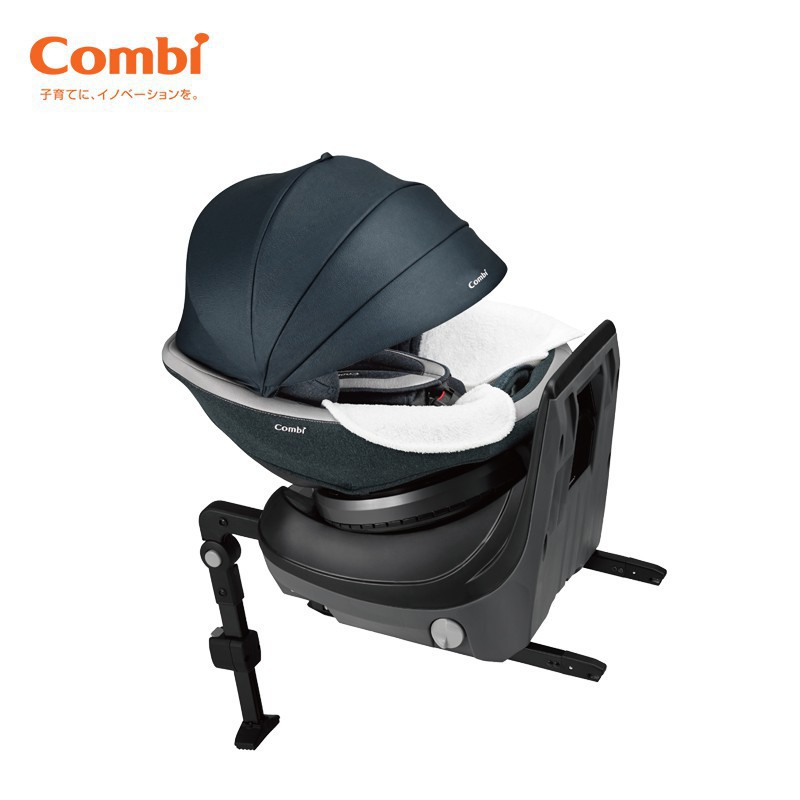 [Mã MKBC13 giảm 80k đơn 1 triệu] Ghế ngồi ô tô Combi Culmove xoay 360° Smart Isofix xanh navy