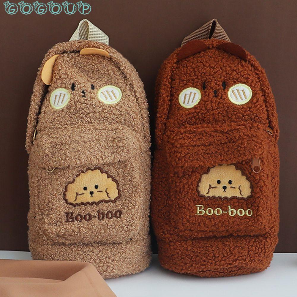 Túi Đựng Bút/Đồ Trang Điểm Đa Năng Hình Gấu Nhồi Bông Dễ Thương Siêu Bền