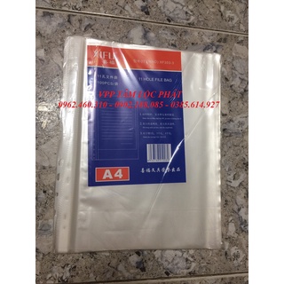 Sơ mi lỗ xifu xanh , túi 11 lỗ, bìa lỗ