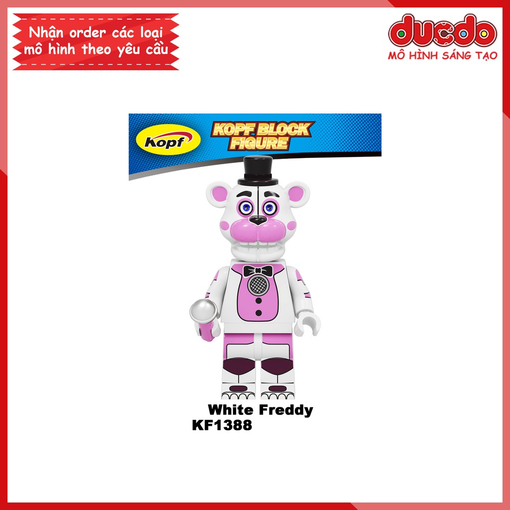 Minifigures các nhân vật trong game Five Nights at Freddy's - Đồ Chơi Lắp Ghép Xếp Hình Mini Mô hình Kopf KF 6121