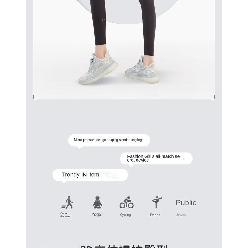 Quần Legging Thể Thao Mỏng Lưng Cao Co Giãn Tốt In Hình Cá Mập Xám Nhạt Thời Trang Xuân Hè Cho Nữ | BigBuy360 - bigbuy360.vn